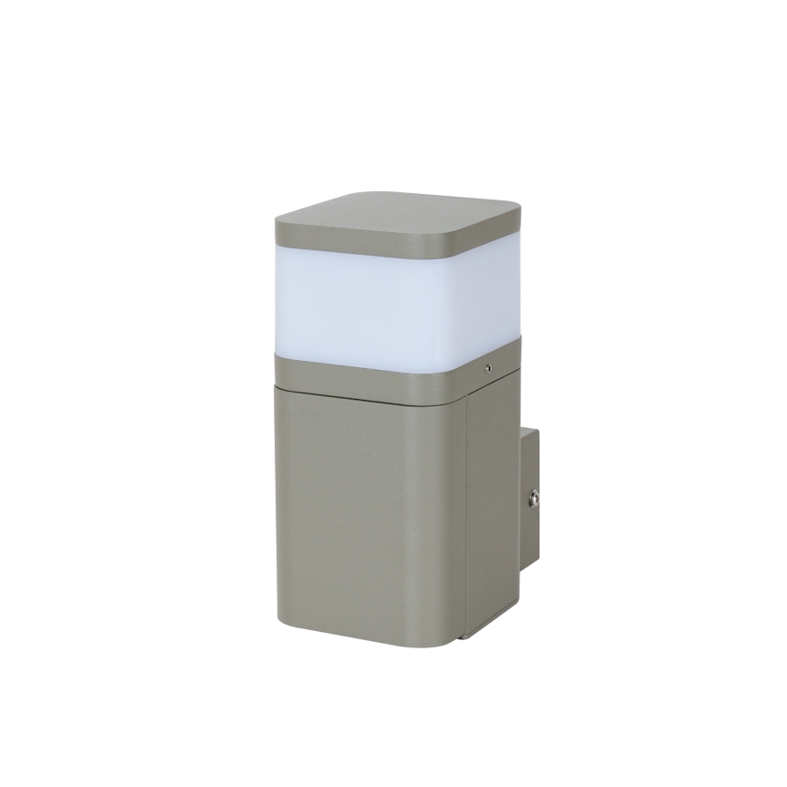 BRILAGI - Aplică de perete pentru exterior cu priză SCHUKO PILLAR 1xG9/11W/230V IP44 gri