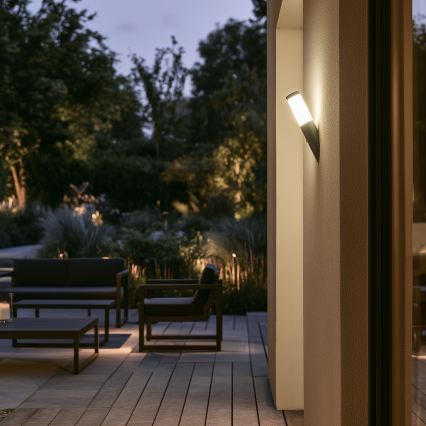 BRILAGI - Lampă de perete pentru exterior cu senzor de mișcare ELIA 1xE27/20W/230V IP44 antracit