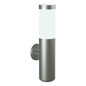 Brilagi - Lampă de perete pentru exterior ELIA 1xE27/20W/230V IP44 crom mat