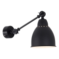 Brilagi - Lampă de perete QUILL 1xE27/40W/230V 40 cm neagră