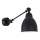 Brilagi - Lampă de perete QUILL 1xE27/40W/230V 40 cm neagră