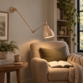 BRILAGI - Lampă de perete QUILL 1xE27/40W/230V 83 cm bej