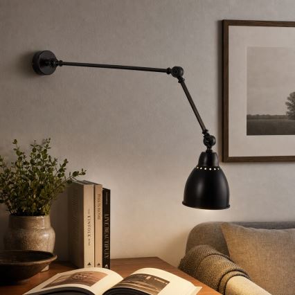 Brilagi - Lampă de perete QUILL 1xE27/40W/230V 83 cm neagră
