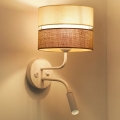BRILAGI - Lampă de perete ROYAL YUTE 1xE27/15W/230V + 1xG9/6W bej/crem/alb