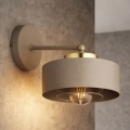 Brilagi - Lampă de perete SPRING 1xE27/60W/230V bej/auriu