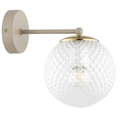 Brilagi - Lampă de perete STELLA 1xE27/60W/230V bej/auriu