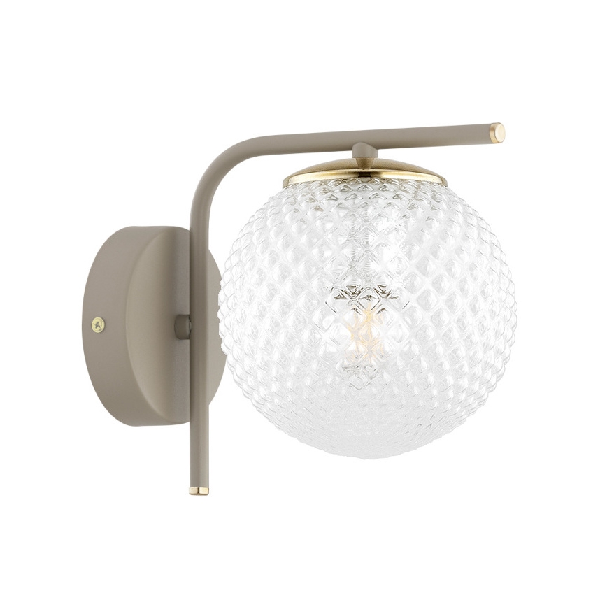 Brilagi - Lampă de perete STELLA 1xE27/60W/230V bej/auriu
