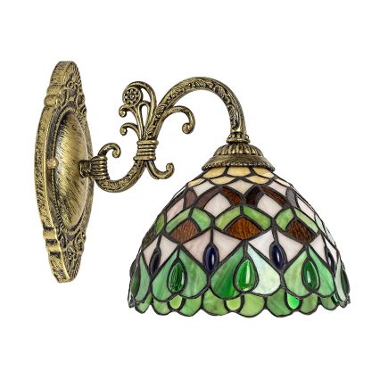 Brilagi - Lampă de perete Tiffany cu vitralii MARGARET, 1xE27/40W/230V