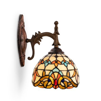 Brilagi - Lampă de perete Tiffany cu vitralii MIRABELLA 1xE14/40W/230V