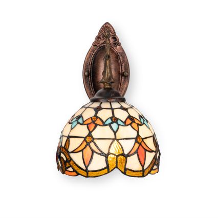 Brilagi - Lampă de perete Tiffany cu vitralii MIRABELLA 1xE14/40W/230V