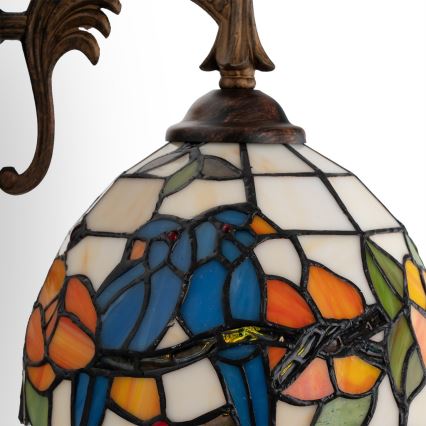 Brilagi - Lampă de perete Tiffany din vitralii JUNGLE 1xE14/40W/230V