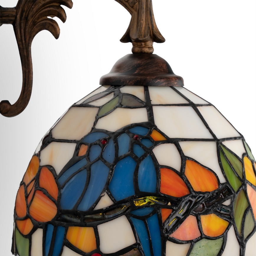 Brilagi - Lampă de perete Tiffany din vitralii JUNGLE 1xE14/40W/230V