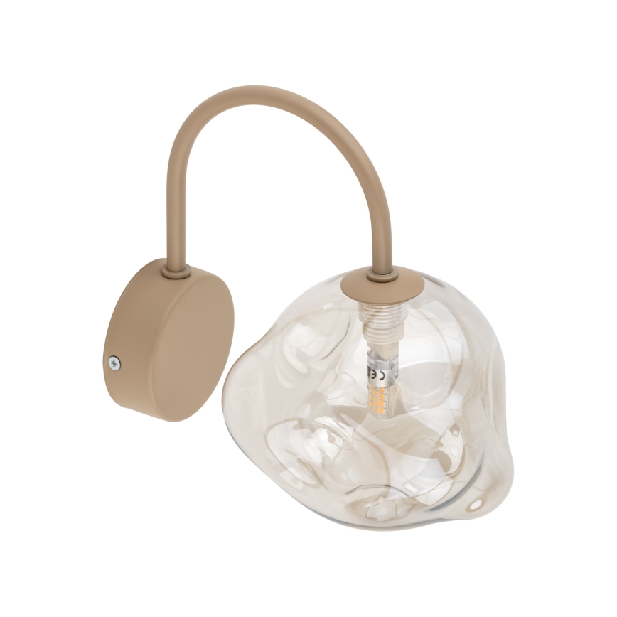 Brilagi - Lampă de perete VULCANO 1xG9/8W/230V bej/bej fumuriu