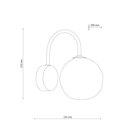 Brilagi - Lampă de perete VULCANO 1xG9/8W/230V bej/bej fumuriu