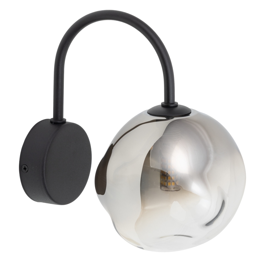 Brilagi - Lampă de perete VULCANO 1xG9/8W/230V negru/negru fumuriu