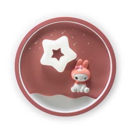 Brilagi - Plafonieră LED reglabilă pentru copii BUNNY LED/83W/230V 3000-6000K Ø 49 cm + telecomandă