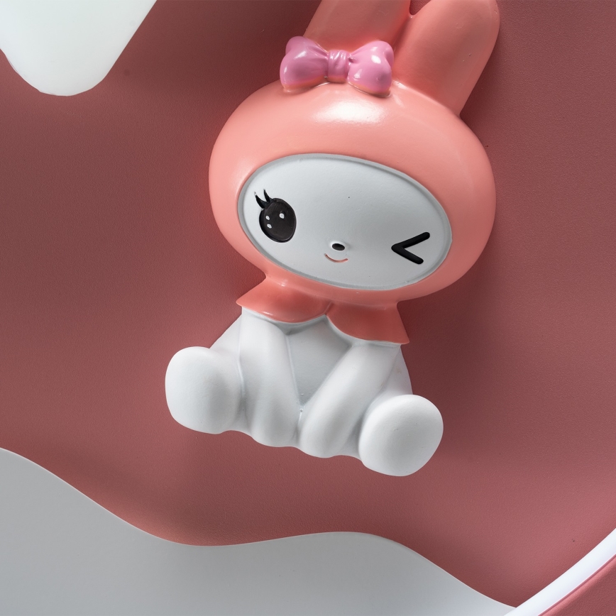 Brilagi - Plafonieră LED reglabilă pentru copii BUNNY LED/83W/230V 3000-6000K Ø 49 cm + telecomandă