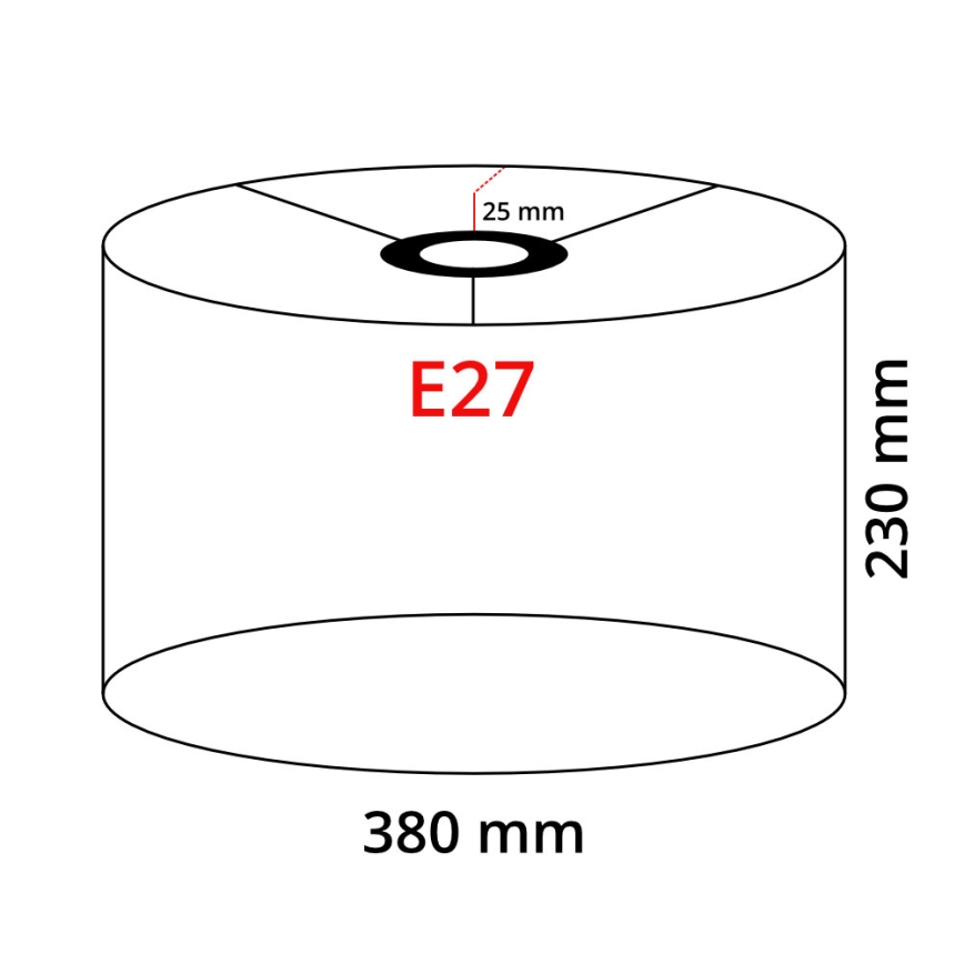 Brilagi - Lampă de podea CERIA 2 în 1 1xE27/100W/230V + 1xE14/25W alb/maro