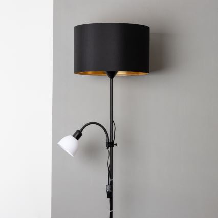 Brilagi - Lampă de podea CERIA 2în1 1xE27/100W/230V + 1xE14/25W negru