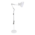 Brilagi - Lampă de podea flexibilă TASKER 1xE27/60W/230V 157 cm albă