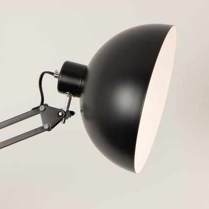 Brilagi - Lampă de podea flexibilă TASKER 1xE27/60W/230V 157 cm neagră