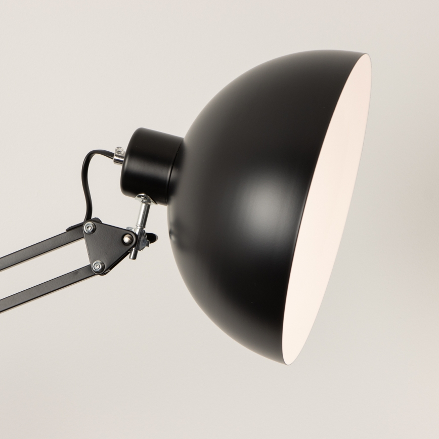 Brilagi - Lampă de podea flexibilă TASKER 1xE27/60W/230V 157 cm neagră
