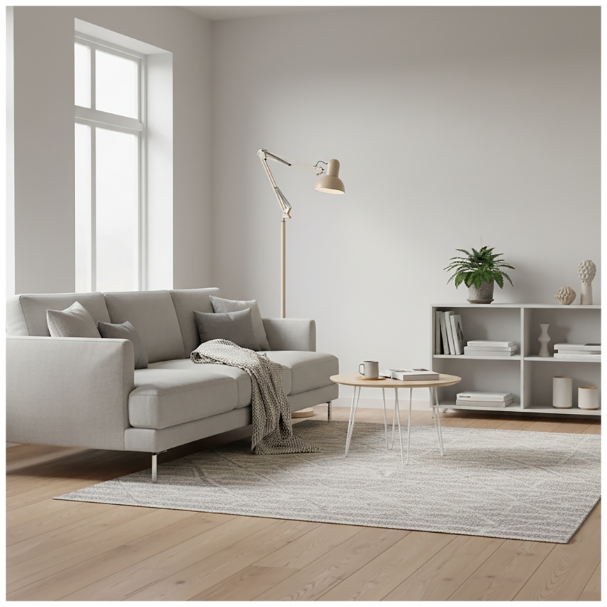 Brilagi - Lampă de podea flexibilă TASKER 1xE27/60W/230V 184 cm bej