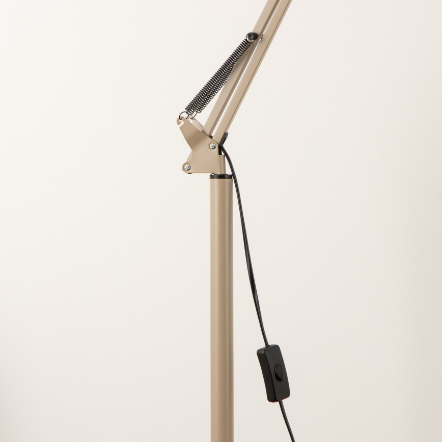 Brilagi - Lampă de podea flexibilă TASKER 1xE27/60W/230V 184 cm bej