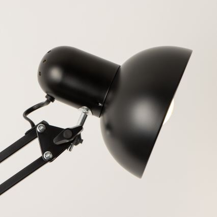 Brilagi - Lampă de podea flexibilă TASKER 1xE27/60W/230V, 184 cm, neagră