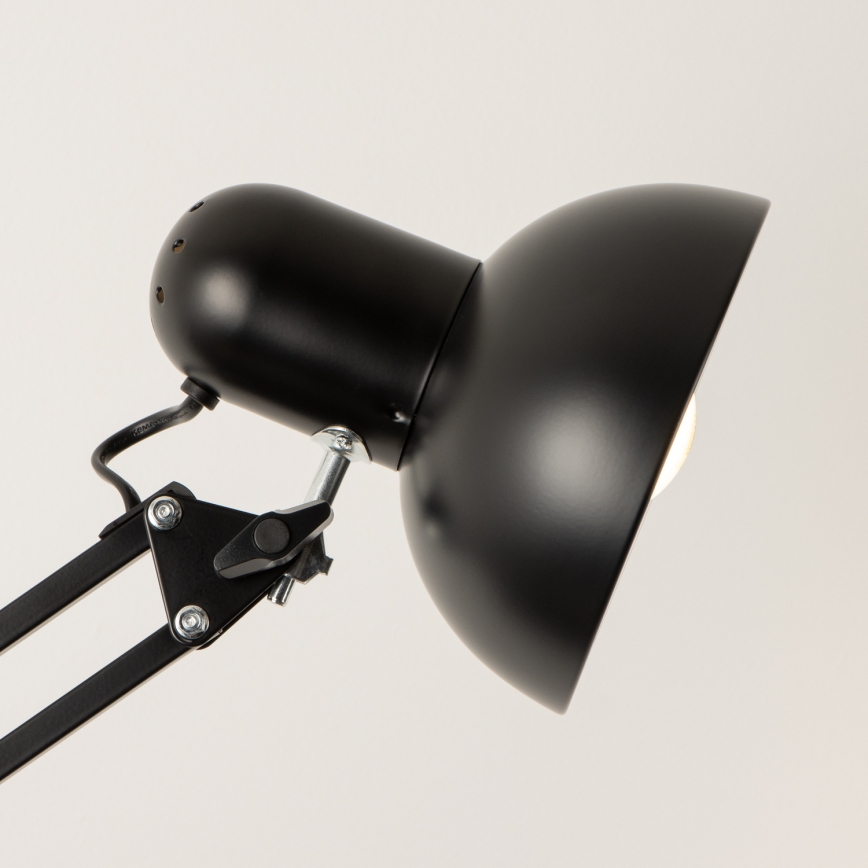 Brilagi - Lampă de podea flexibilă TASKER 1xE27/60W/230V, 184 cm, neagră