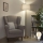 Brilagi - Lampă de podea LED CERIA 1xE27/20W/230V Ø 45 cm gri/auriu