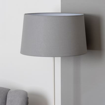 Brilagi - Lampă de podea LED CERIA 1xE27/40W/230V Ø 45 cm gri/alb