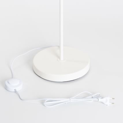 Brilagi - Lampă de podea LED CERIA 1xE27/40W/230V Ø 45 cm gri/alb