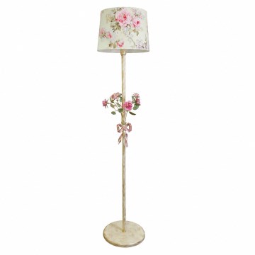 BRILAGI - Lampă de podea ROMANCE 1xE27/60W/230V multicoloră/bej/patină