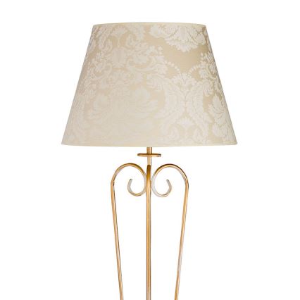 Brilagi - Lampă de podea SONIA 1xE27/15W/230V crem/patină