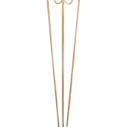 Brilagi - Lampă de podea SONIA 1xE27/15W/230V crem/patină