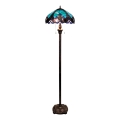 BRILAGI - lampă de podea Tiffany din vitralii CORAL 2xE27/60W/230V