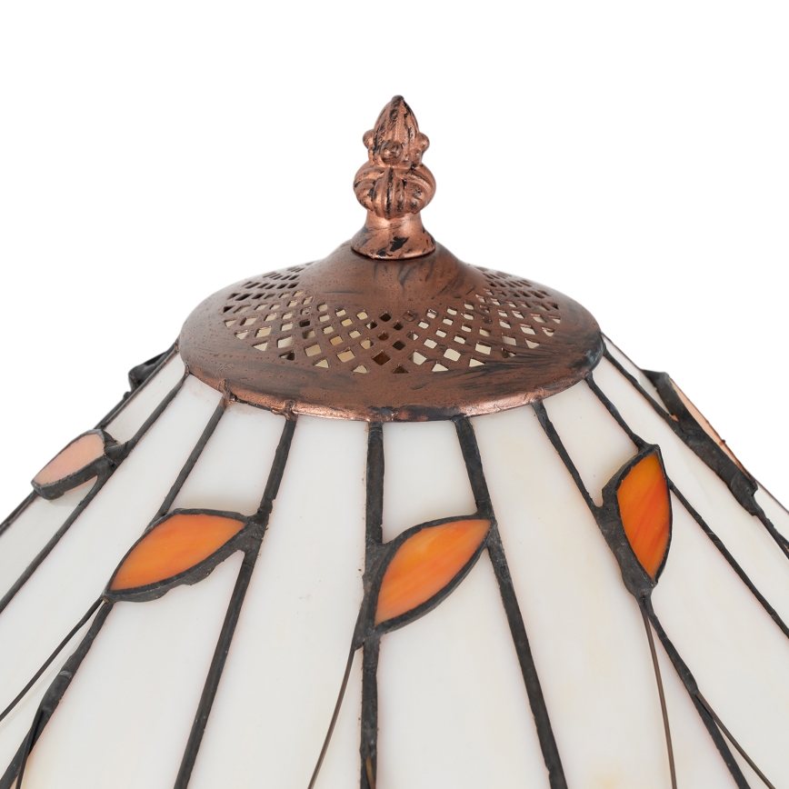 Brilagi - Lampă de podea Tiffany FOLIA, cu vitralii, 2xE27/60W/230V