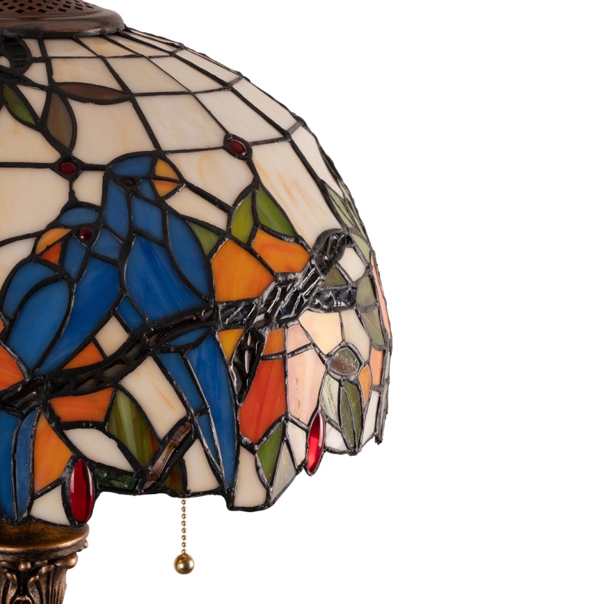 Brilagi - Lampă de podea Tiffany JUNGLE din vitralii 2xE27/60W/230V
