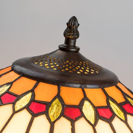 Brilagi - Lampă de podea Tiffany LUISA 2xE27/60W/230V