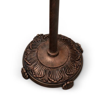 Brilagi - Lampă de podea Tiffany MIRABELLA, abajur din vitralii, 2xE27/60W/230V