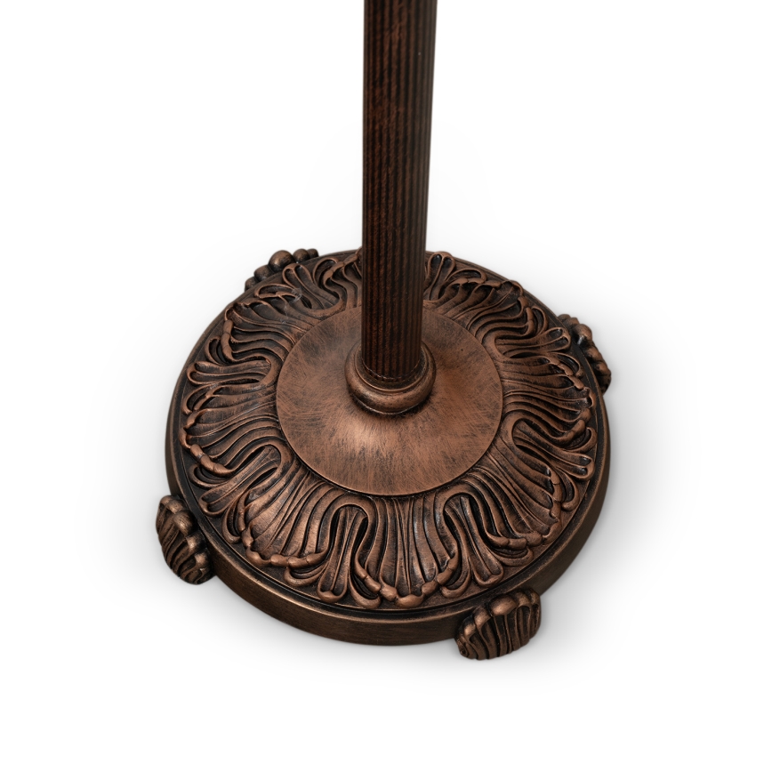 Brilagi - Lampă de podea Tiffany MIRABELLA, abajur din vitralii, 2xE27/60W/230V