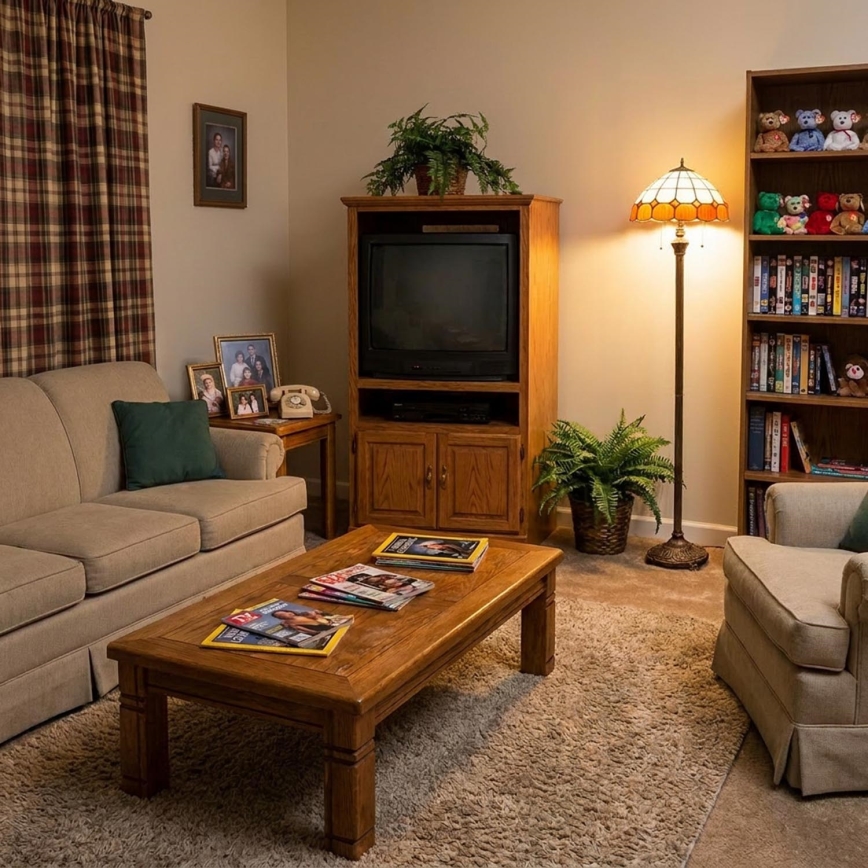 Brilagi - Lampă de podea Tiffany SIENNA cu vitralii 2xE27/60W/230V