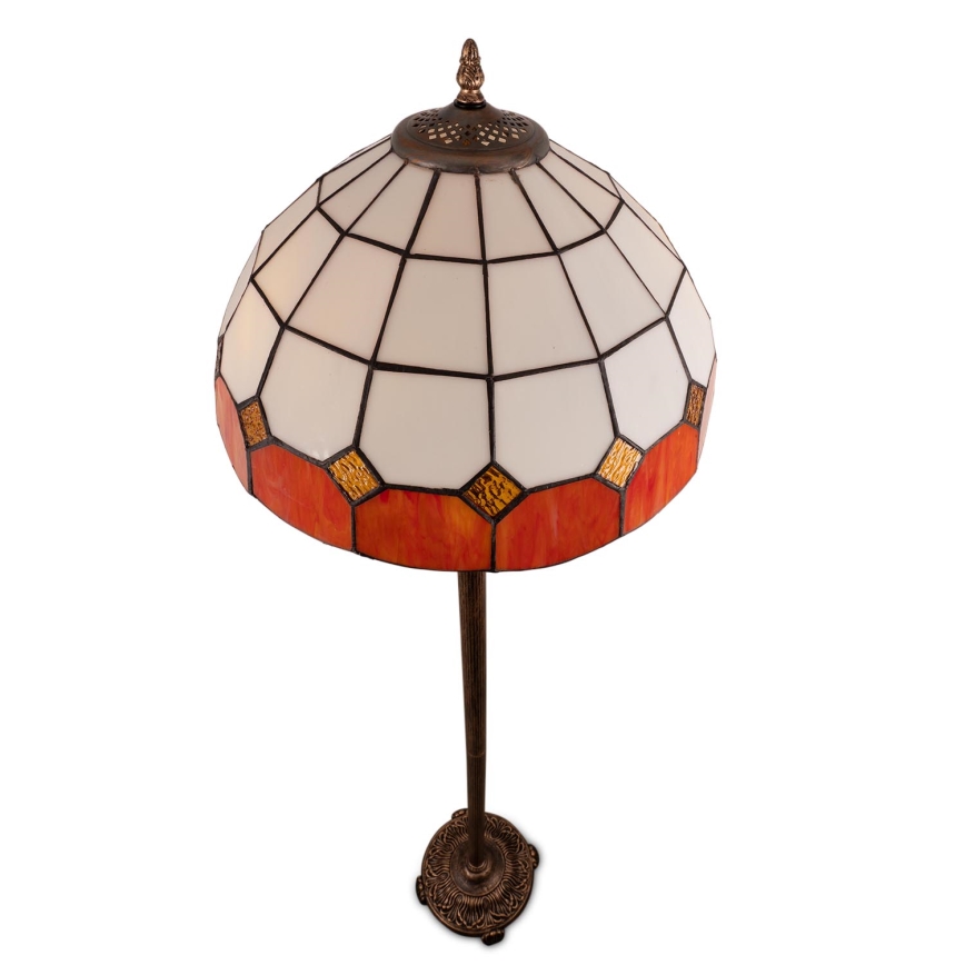 Brilagi - Lampă de podea Tiffany SIENNA cu vitralii 2xE27/60W/230V