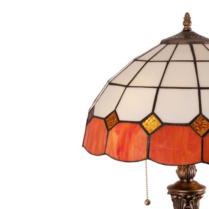Brilagi - Lampă de podea Tiffany SIENNA cu vitralii 2xE27/60W/230V