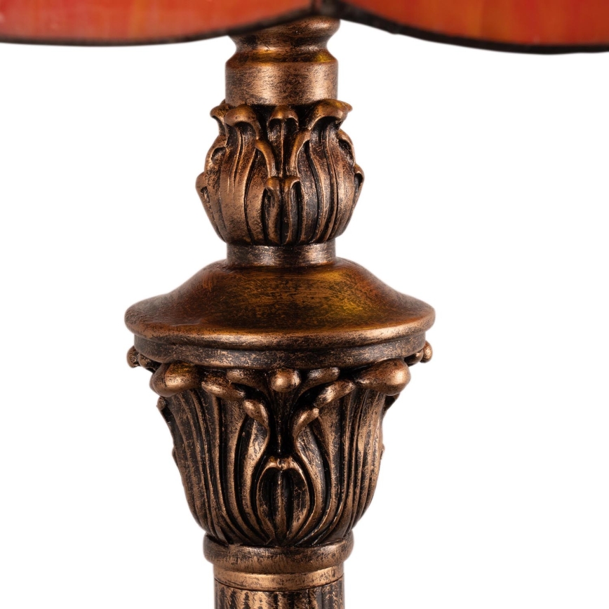 Brilagi - Lampă de podea Tiffany SIENNA cu vitralii 2xE27/60W/230V