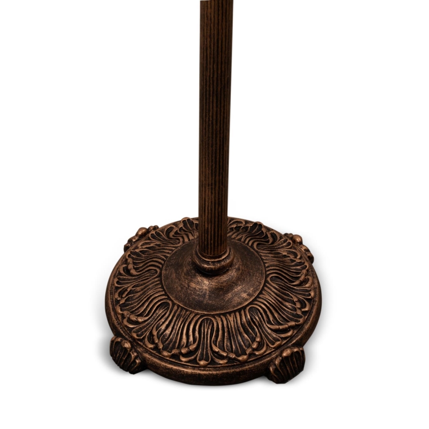 Brilagi - Lampă de podea Tiffany SIENNA cu vitralii 2xE27/60W/230V