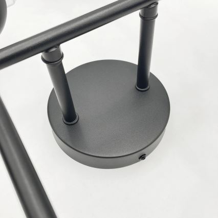 Brilagi - Lampă de tavan aplicată MALONY 6xE14/20W/230V, negru