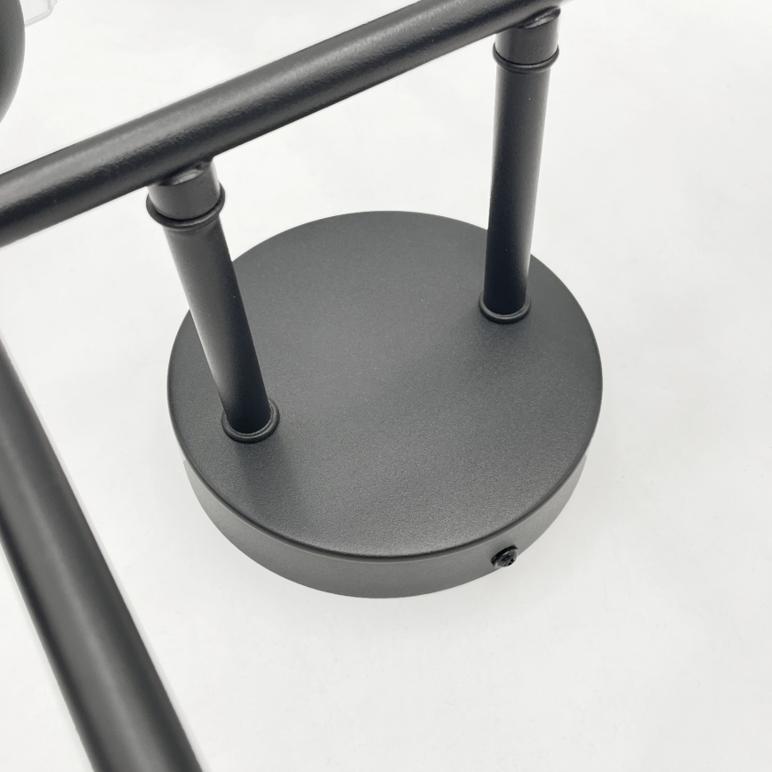 Brilagi - Lampă de tavan aplicată MALONY 6xE14/20W/230V, negru