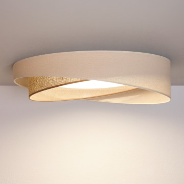 BRILAGI - Lampă de tavan cu LED VELVET TWIST LED/24W/230V 4000K Ø 55 cm crem/bej